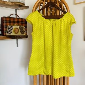 Chartreuse Colored Blouse